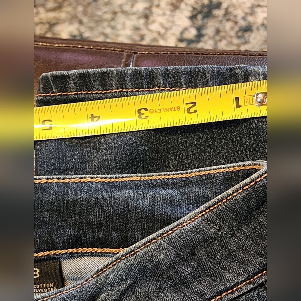 NWOT Love Indigo Premium Blue Boho Embroidery Floral Flower Jeans 8 Ankle Skinny - Picture 2 of 7